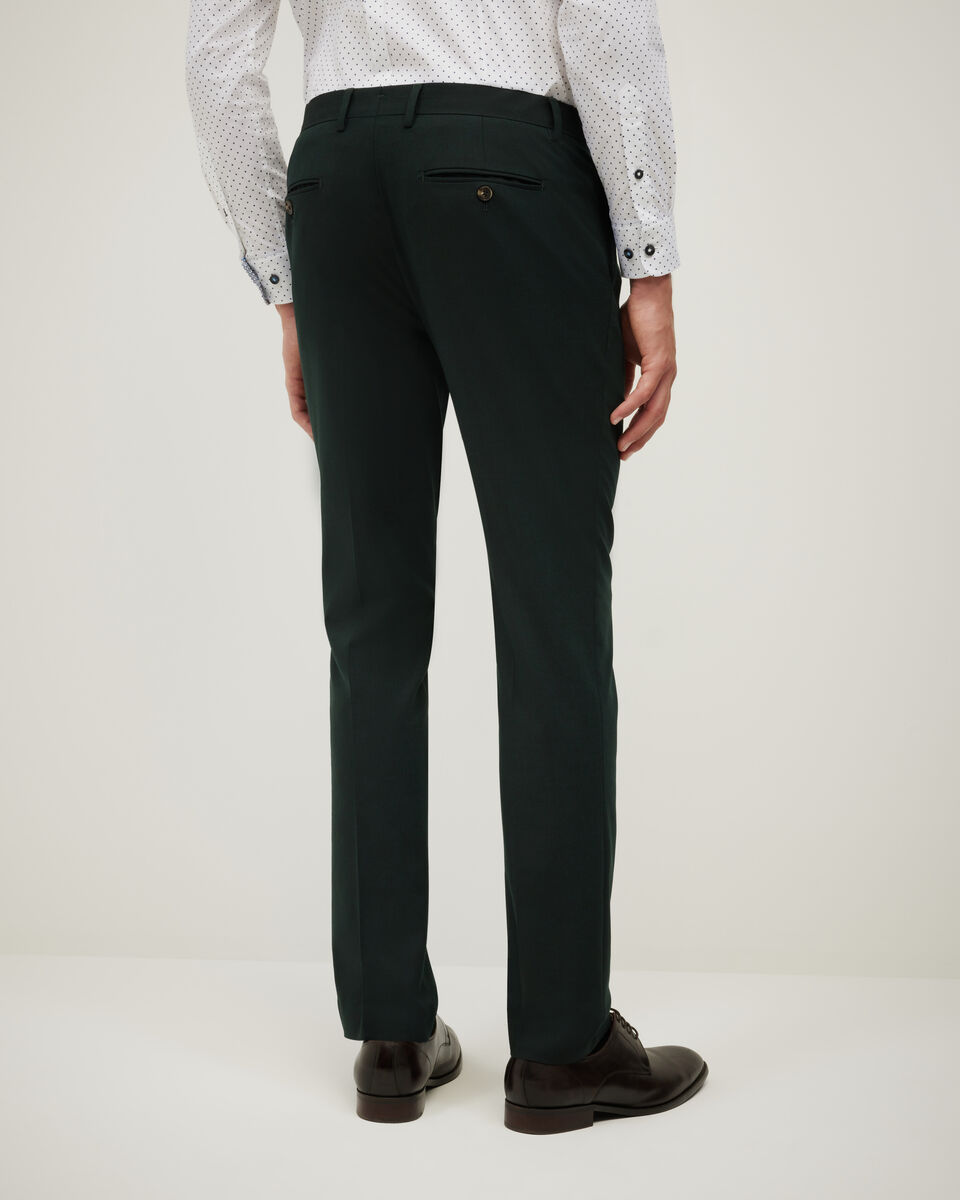 Textured Tailored Pant, Dark Khaki, hi-res